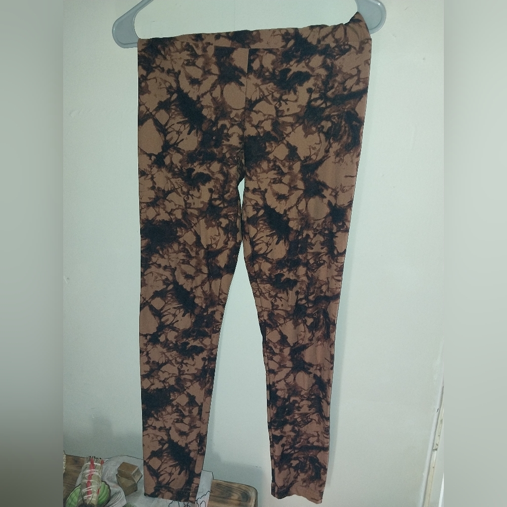 Pattern leggings size med